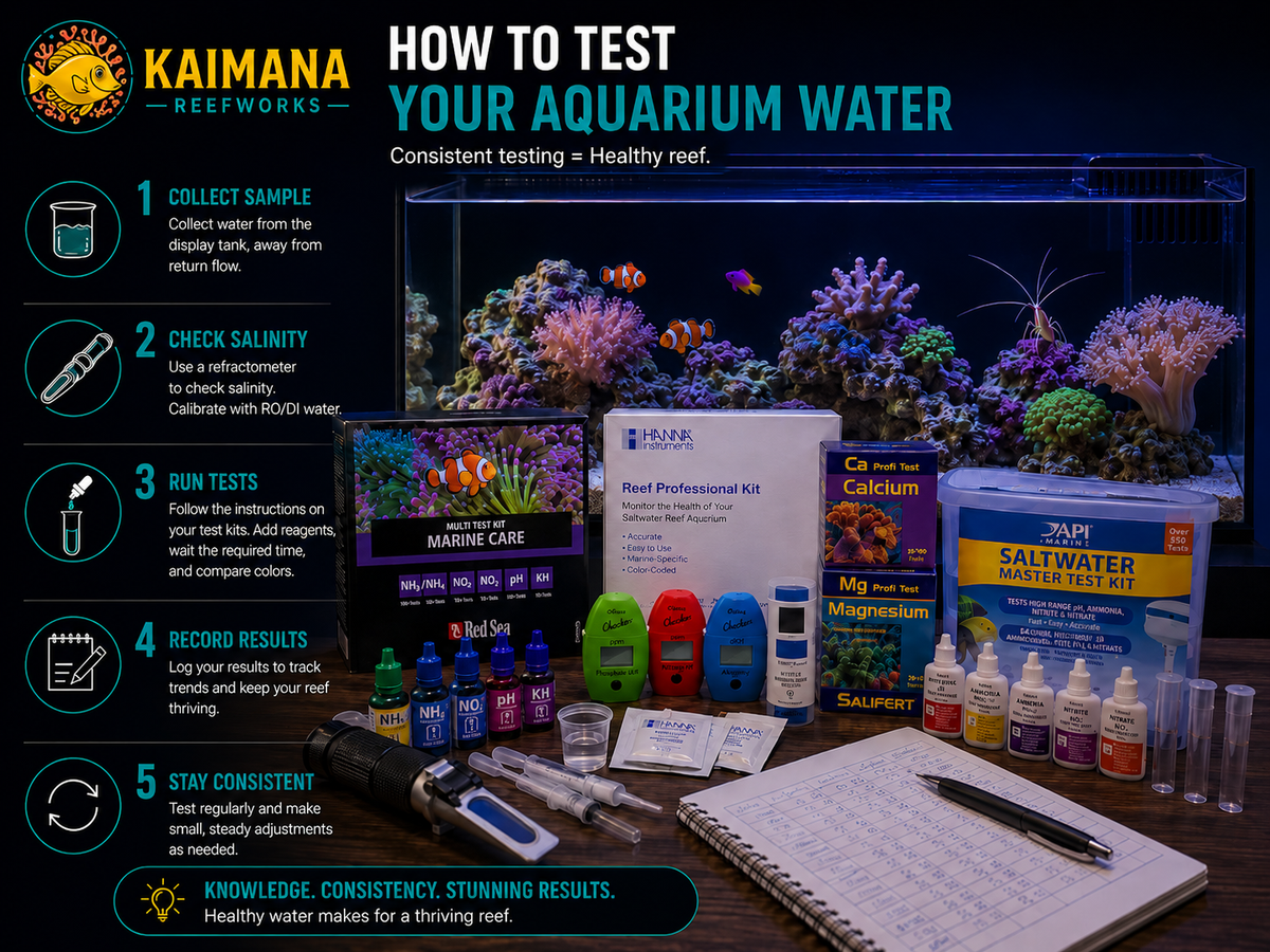 How to Test Your Aquarium Water.